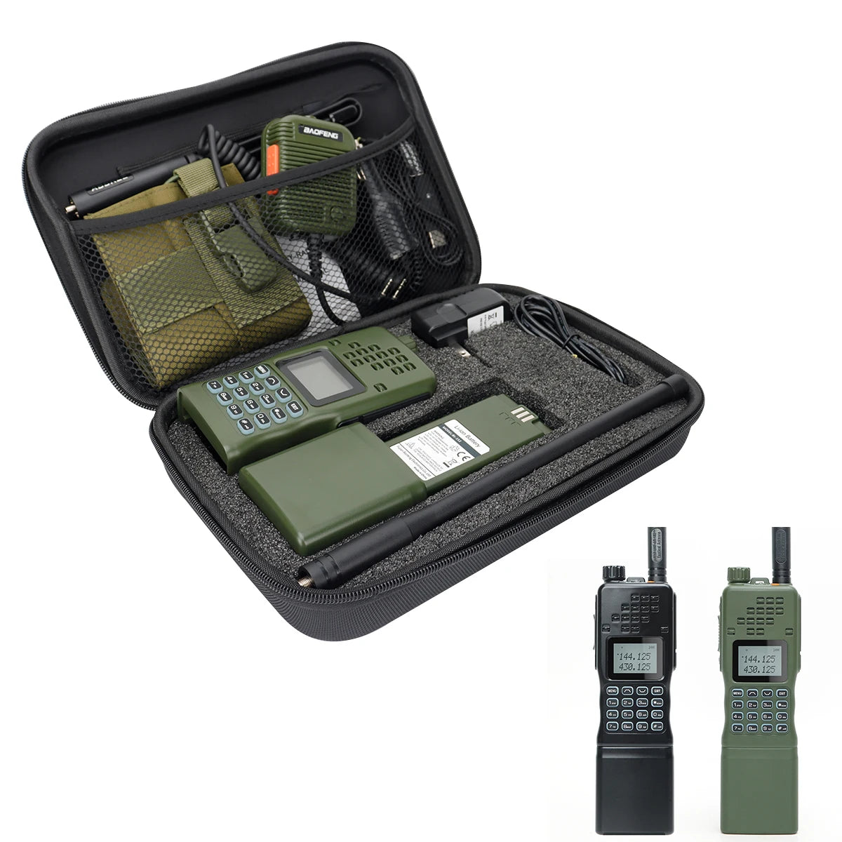 Baofeng AR-152 Pro GPS Walkie Talkie Two Way Radio 12000mAh Battery Tactial 50KM Long Range AN PRC-152 Multi Band Transceiver